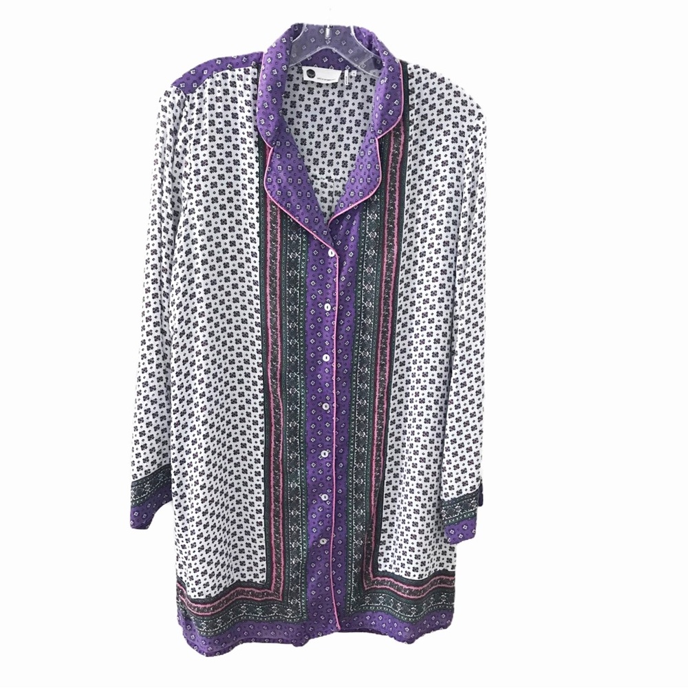 Anthropologie Floreat Sleep Tunic Top Size XS